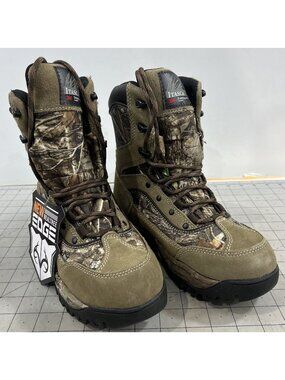 Itasca Youth Grove Insulated Waterproof Hunting Boots Realtree Xtra Sz. 5 Youth
